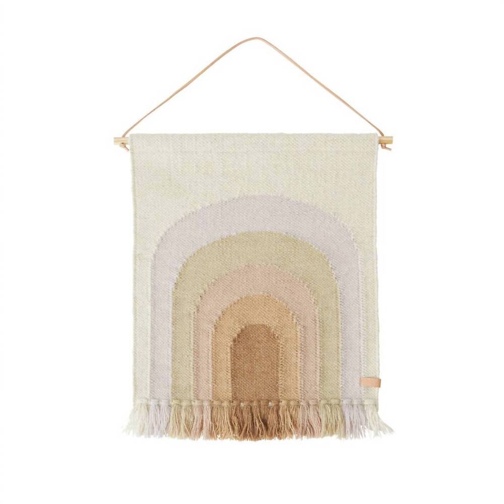 NEW OYOY LIVING DESIGN follow the rainbow mini wall rug in lavender